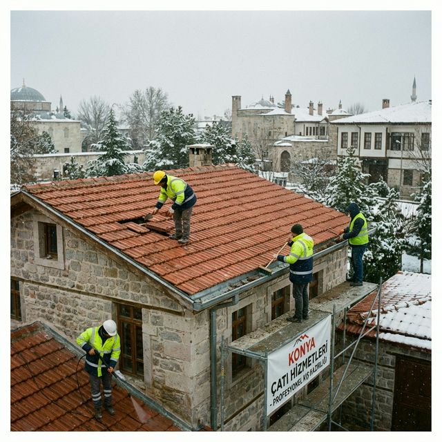 Çatı Aktarma Mevsimi: Konya'da Kar Yağışından Önce Yapılması Gerekenler