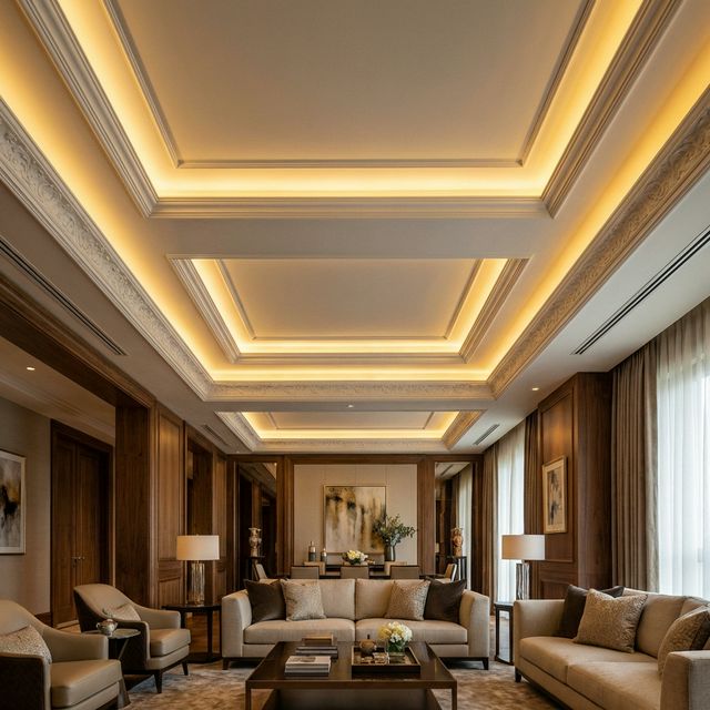 Alçı, Asma Tavan ve Işık Bandı Dekorasyonu